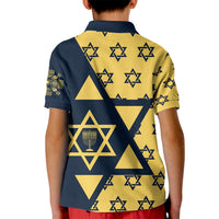 Happy Hanukkah Kid Polo Shirt Jewish Star of David - Wonder Print Shop
