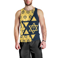 Happy Hanukkah Men Tank Top Jewish Star of David - Wonder Print Shop