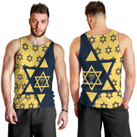 Happy Hanukkah Men Tank Top Jewish Star of David - Wonder Print Shop