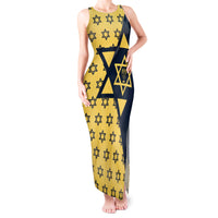 Happy Hanukkah Tank Maxi Dress Jewish Star of David - Wonder Print Shop