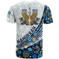 Happy Hanukkah T Shirt Menorah and Dreidel - Wonder Print Shop