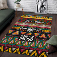 Colorful African Pattern Area Rug - Wonder Print Shop