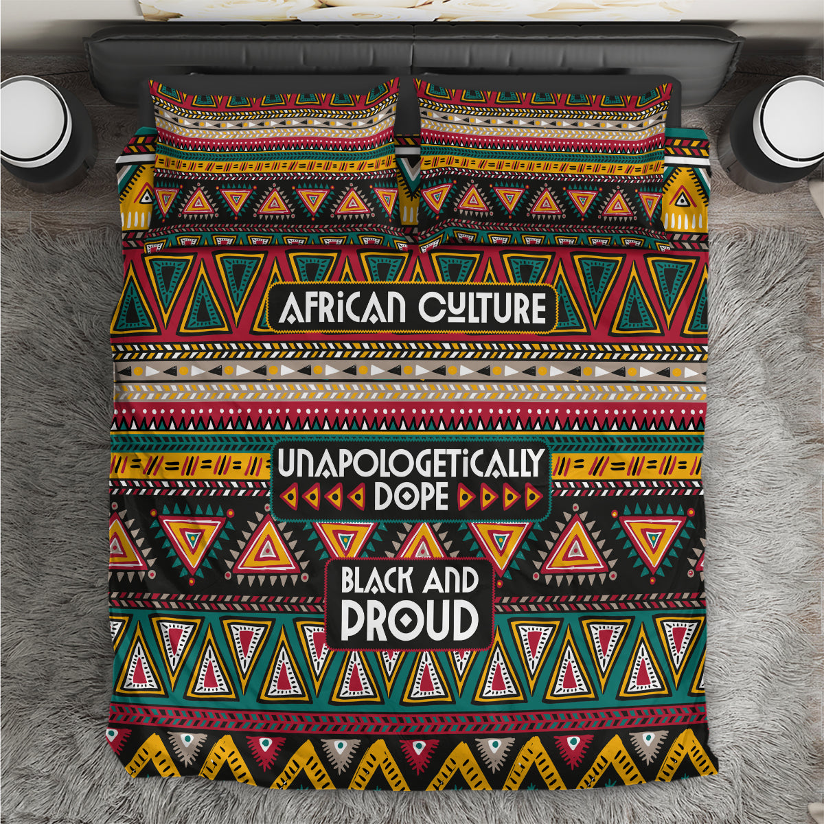 Colorful African Pattern Bedding Set