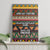 Colorful African Pattern Canvas Wall Art - Wonder Print Shop