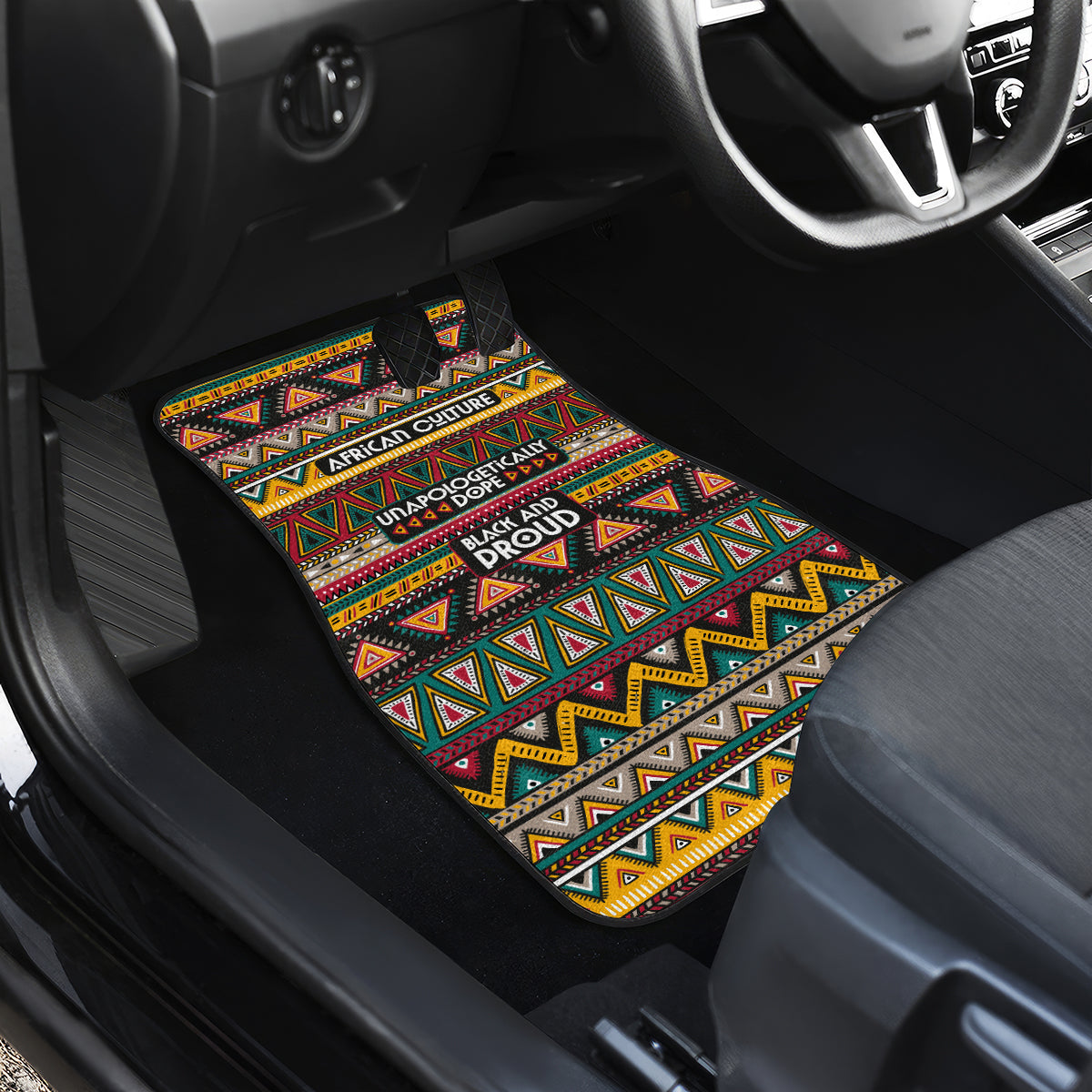 Colorful African Pattern Car Mats - Wonder Print Shop