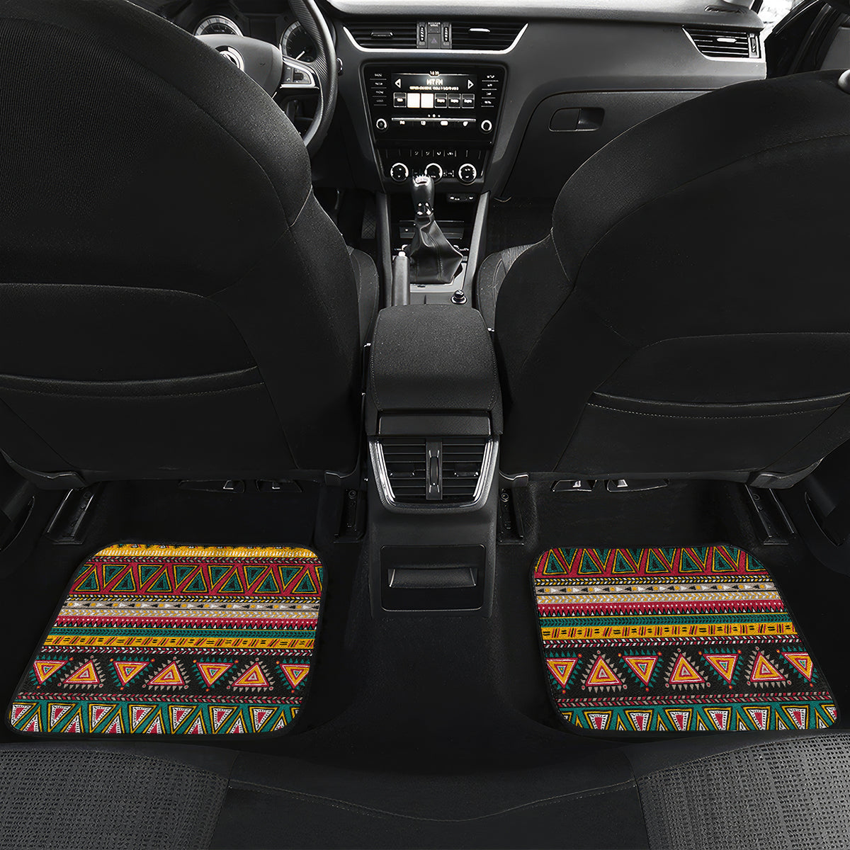 Colorful African Pattern Car Mats - Wonder Print Shop