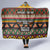 Colorful African Pattern Hooded Blanket