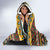 Colorful African Pattern Hooded Blanket