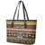 Colorful African Pattern Leather Tote Bag - Wonder Print Shop