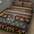 Colorful African Pattern Quilt Bed Set - Wonder Print Shop