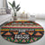 Colorful African Pattern Round Carpet