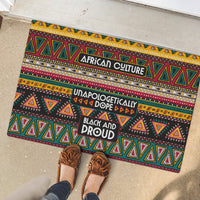 Colorful African Pattern Rubber Doormat - Wonder Print Shop