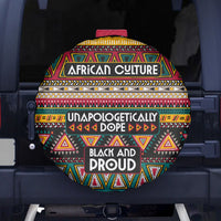 Colorful African Pattern Spare Tire Cover - Wonder Print Shop