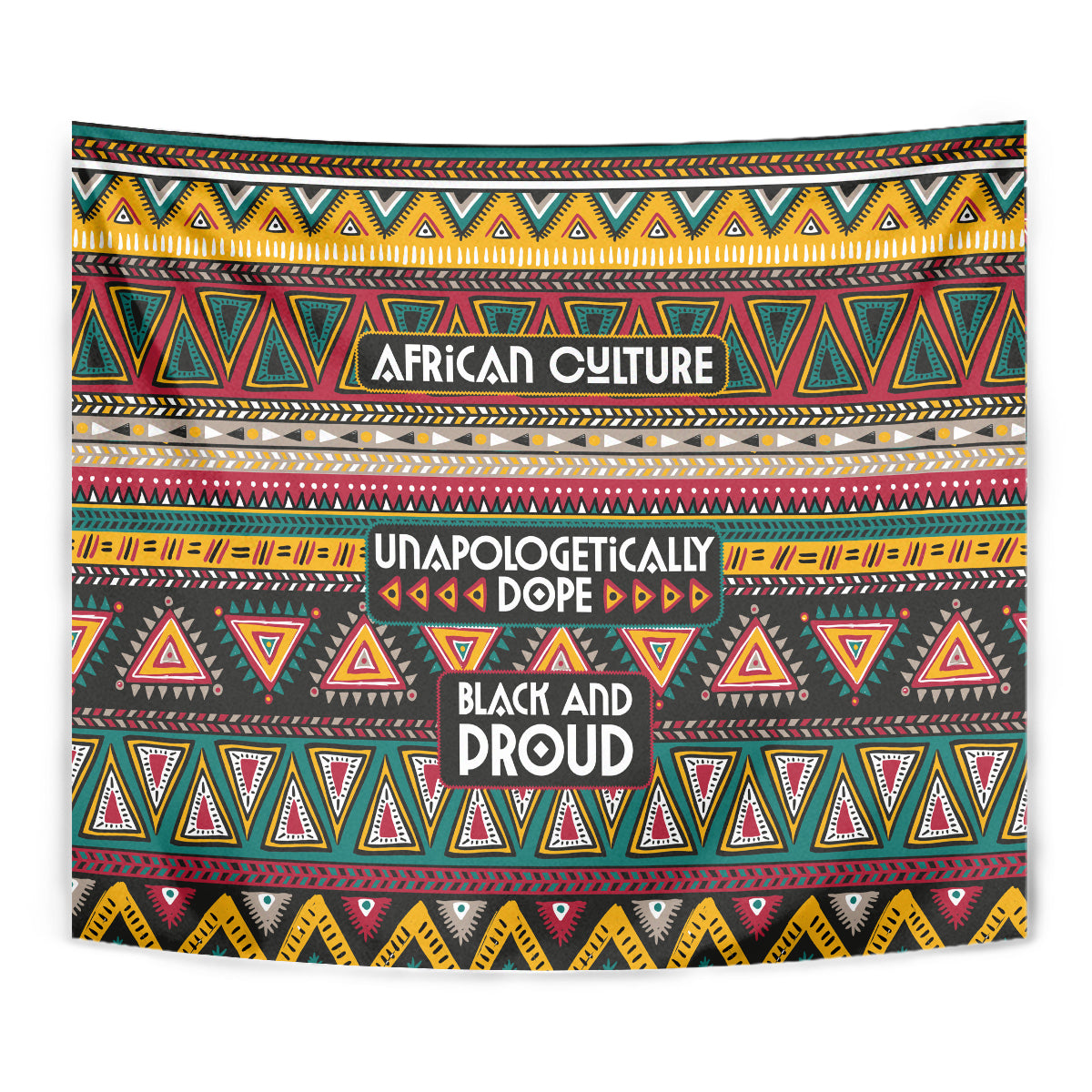 Colorful African Pattern Tapestry - Wonder Print Shop