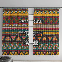 Colorful African Pattern Window Curtain - Wonder Print Shop