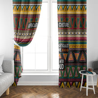 Colorful African Pattern Window Curtain - Wonder Print Shop