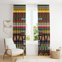 Colorful African Pattern Window Curtain - Wonder Print Shop