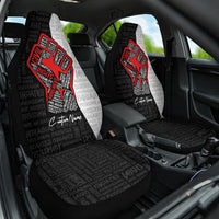 Personalized Civil Rights Movement Justice Fist Car Seat Cover - Wonder Print Shop