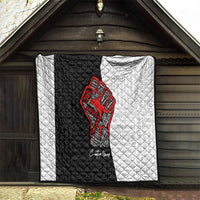 Personalized Civil Rights Movement Justice Fist Quilt - Wonder Print Shop
