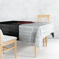 Personalized Civil Rights Movement Justice Fist Tablecloth - Wonder Print Shop