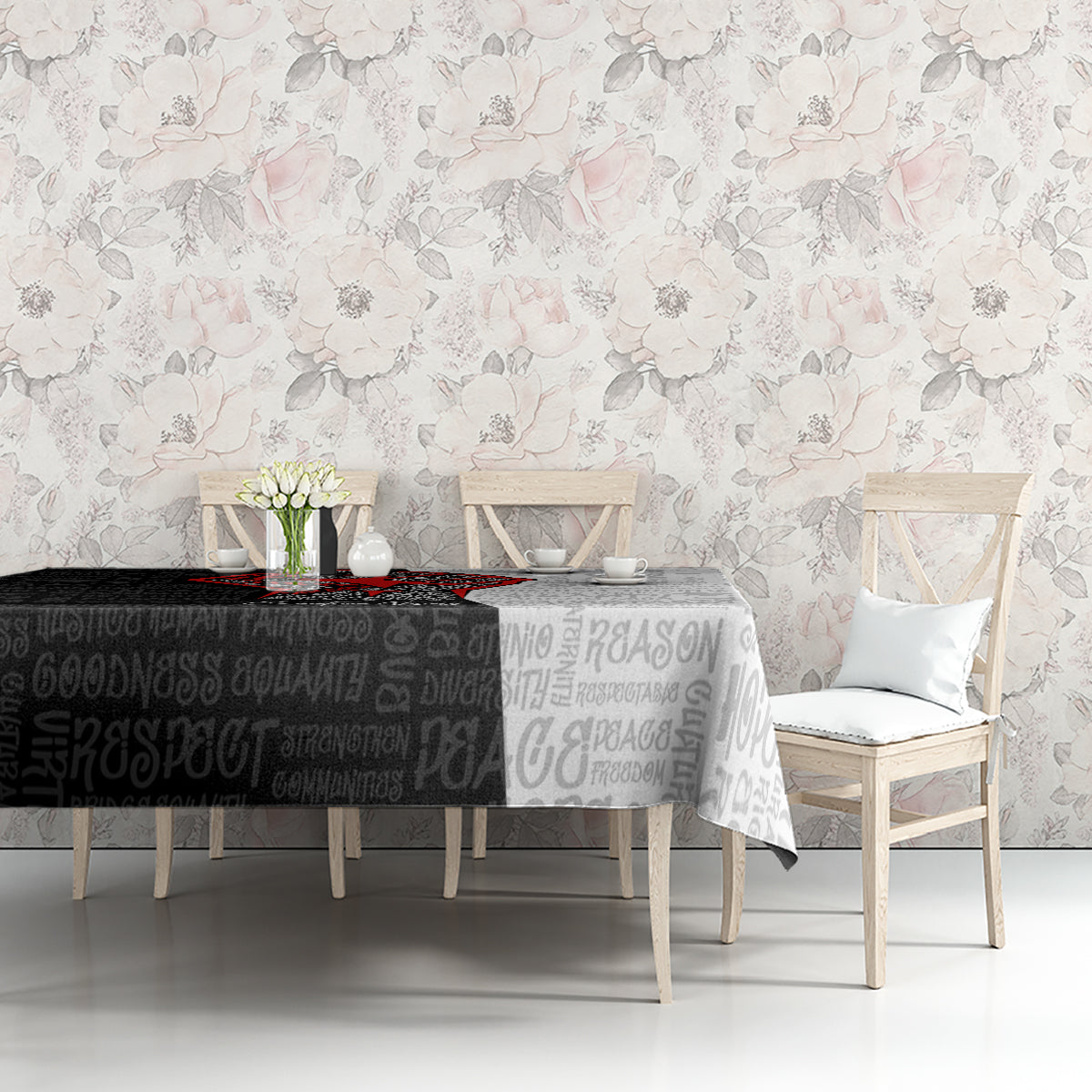 Personalized Civil Rights Movement Justice Fist Tablecloth - Wonder Print Shop