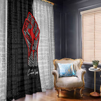 Personalized Civil Rights Movement Justice Fist Window Curtain - Wonder Print Shop