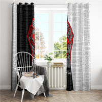 Personalized Civil Rights Movement Justice Fist Window Curtain - Wonder Print Shop