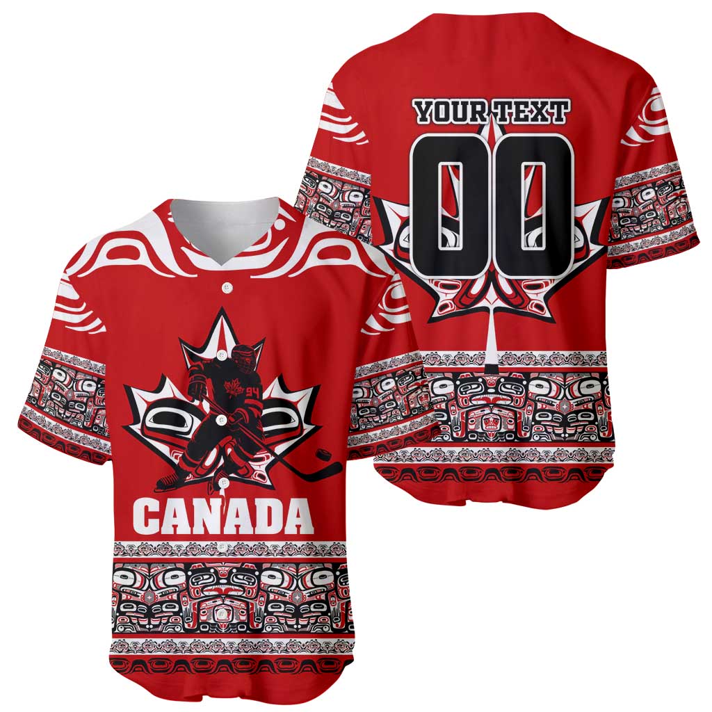 Haida Hockey Canada Baseball Jersey Maple Leaf