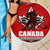 Haida Hockey Canada Beach Blanket Maple Leaf