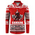 Haida Hockey Canada Button Sweatshirt Maple Leaf