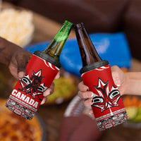 Haida Hockey Canada 4 in 1 Can Cooler Tumbler Maple Leaf