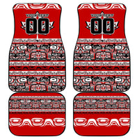 Haida Hockey Canada Car Mats Maple Leaf