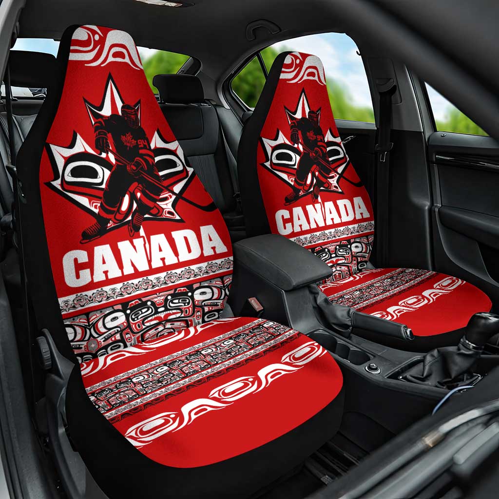 Haida Hockey Canada Car Seat Cover Maple Leaf