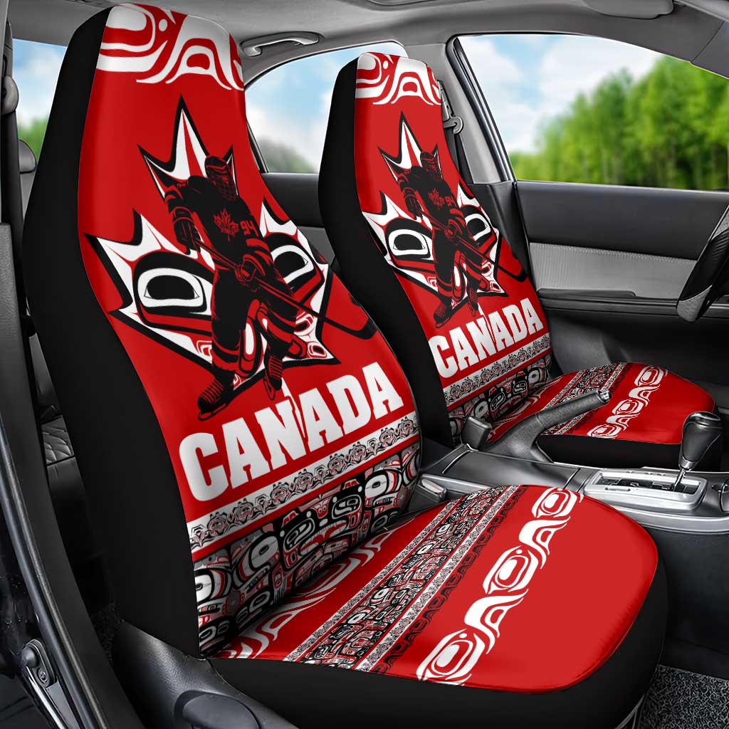 Haida Hockey Canada Car Seat Cover Maple Leaf
