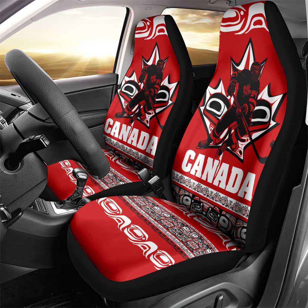 Haida Hockey Canada Car Seat Cover Maple Leaf