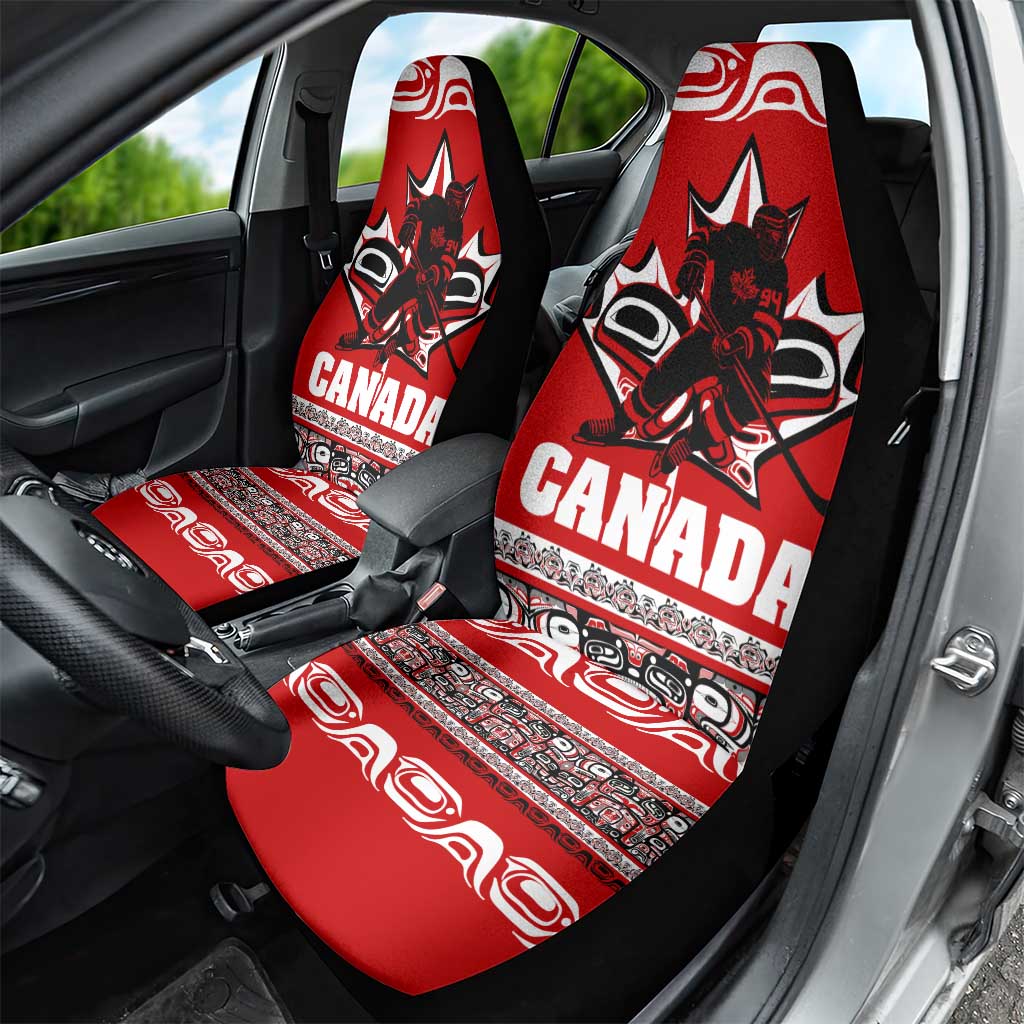 Haida Hockey Canada Car Seat Cover Maple Leaf
