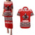 Haida Hockey Canada Couples Matching Puletasi and Hawaiian Shirt Maple Leaf