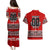 Haida Hockey Canada Couples Matching Puletasi and Hawaiian Shirt Maple Leaf