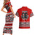 Haida Hockey Canada Couples Matching Short Sleeve Bodycon Dress and Hawaiian Shirt Maple Leaf