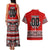 Haida Hockey Canada Couples Matching Tank Maxi Dress and Hawaiian Shirt Maple Leaf
