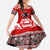 Haida Hockey Canada Family Matching Puletasi and Hawaiian Shirt Maple Leaf