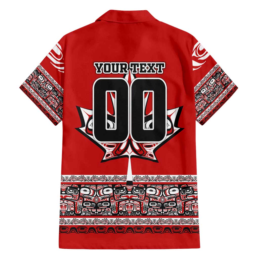 Haida Hockey Canada Family Matching Puletasi and Hawaiian Shirt Maple Leaf