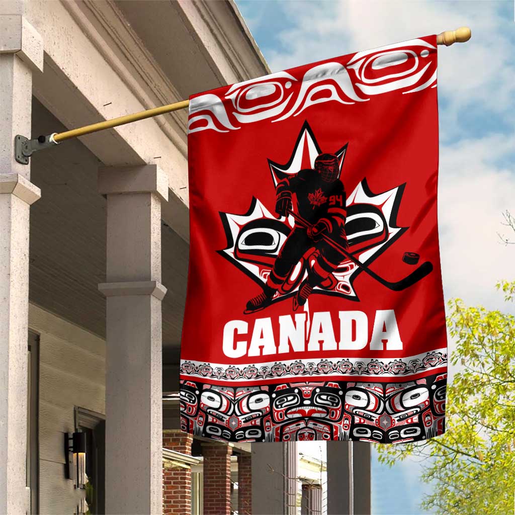 Haida Hockey Canada Garden Flag Maple Leaf