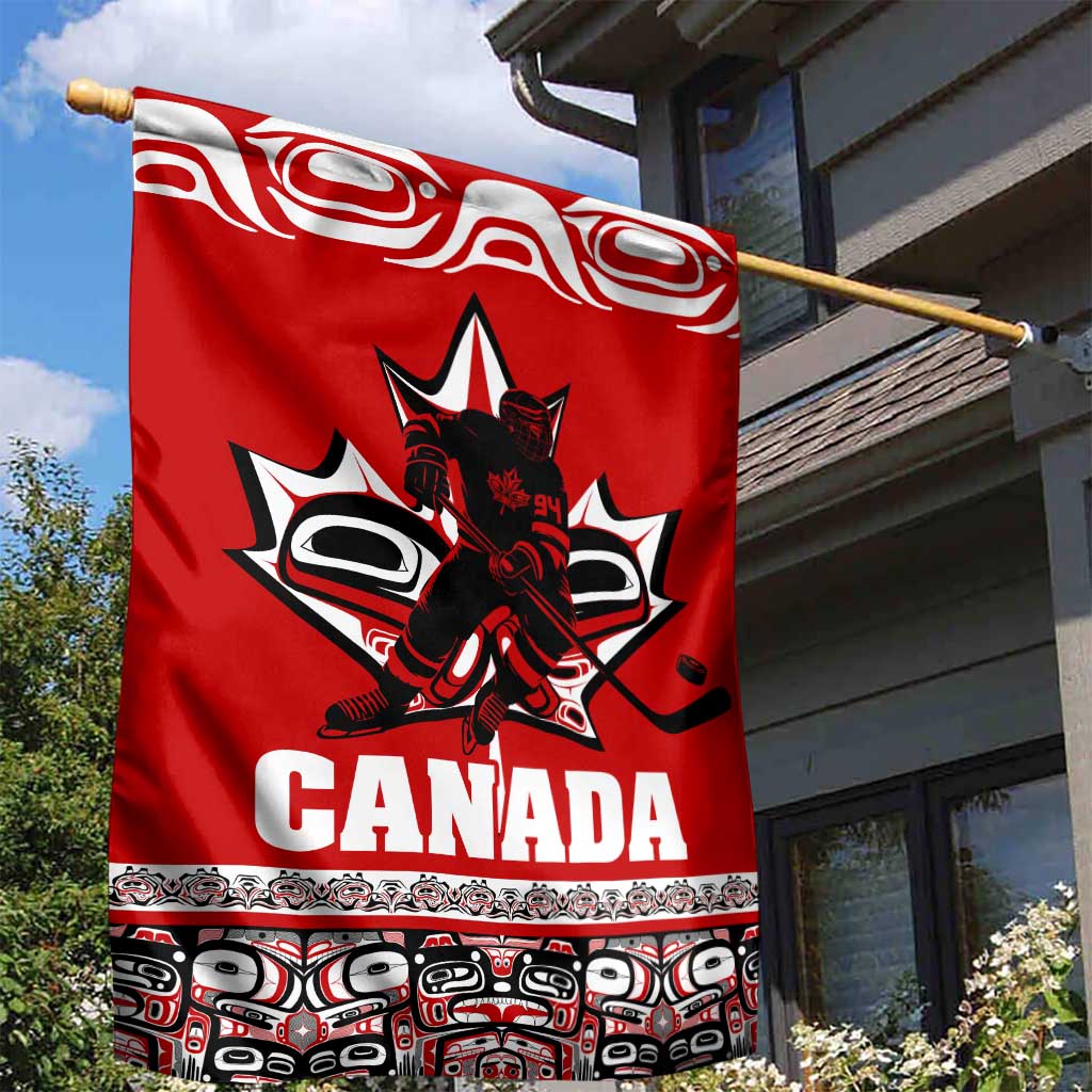 Haida Hockey Canada Garden Flag Maple Leaf