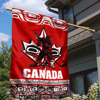 Haida Hockey Canada Garden Flag Maple Leaf