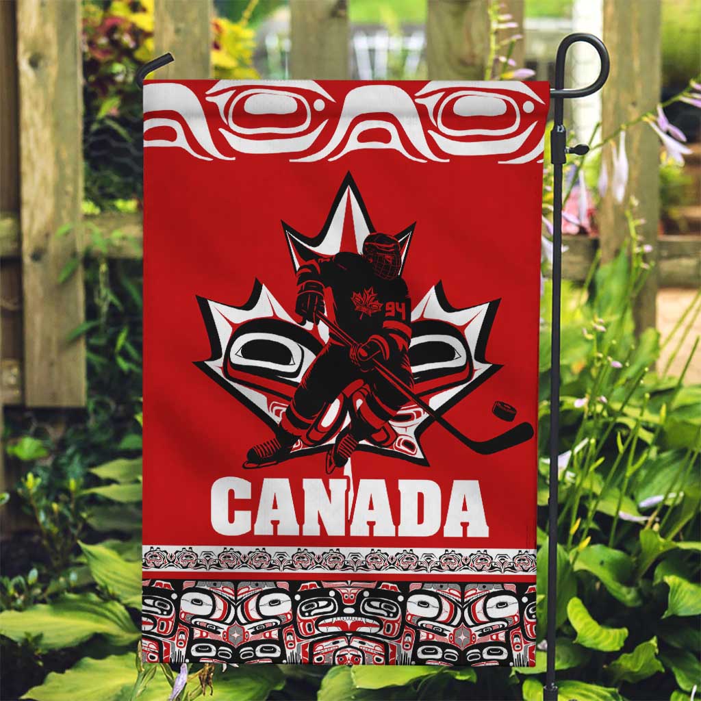 Haida Hockey Canada Garden Flag Maple Leaf
