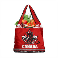 Haida Hockey Canada Grocery Bag Maple Leaf