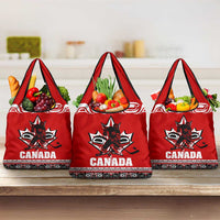 Haida Hockey Canada Grocery Bag Maple Leaf