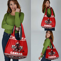 Haida Hockey Canada Grocery Bag Maple Leaf