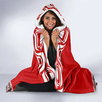 Haida Hockey Canada Hooded Blanket Maple Leaf